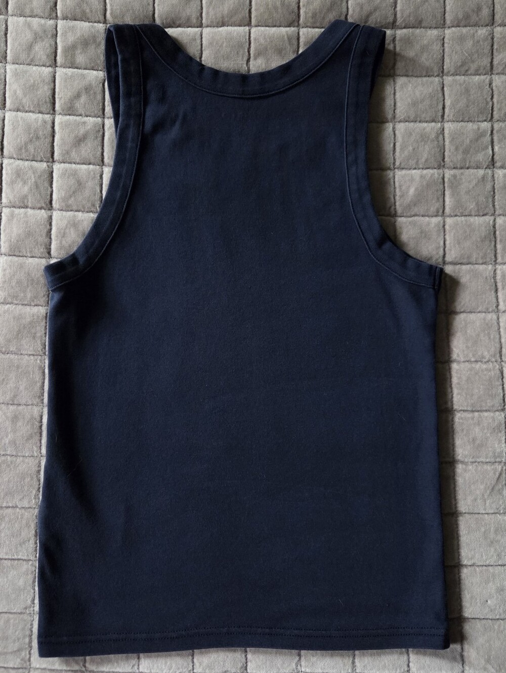 J.Crew Perfect Fit 100% Cotton Tank Women's Size S Color Navy Blue - Picture 6 of 6